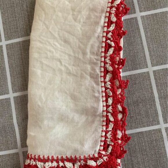 Vintage Valentines Day Handkerchief - Picture 3 of 3